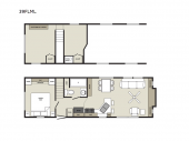 Floorplan - 2017 Forest River RV Quailridge Holiday Cottages 39FLML Loft
