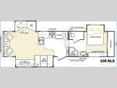 Floorplan - 2005 Keystone RV Mountaineer 328RLS