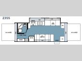 Floorplan - 2008 Forest River RV Rockwood Roo 23SS