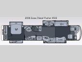Floorplan - 2008 Newmar Essex EXDP 4502