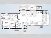 Floorplan - 2008 Winnebago Adventurer 38T
