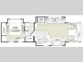 Floorplan - 2008 Fleetwood RV Bounder Diesel 34H