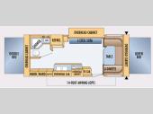 Floorplan - 2008 Jayco Jay Feather EXP 23 B