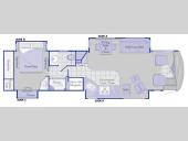 Floorplan - 2007 Country Coach Tribute 260 37 Glacier Opt A