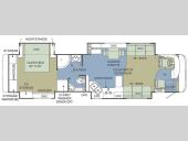 Floorplan - 2008 Holiday Rambler Scepter 42 PDQ