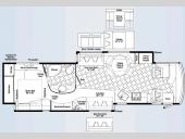 Floorplan - 2008 Winnebago Vectra 40TD