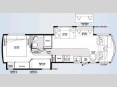 Floorplan - 2008 Itasca Sunova 35J