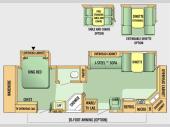 Floorplan - 2008 Jayco Jay Flight G2 32 FKS