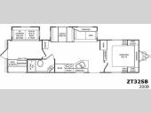 Floorplan - 2008 CrossRoads RV Zinger ZT32SB