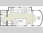 Floorplan - 2008 Fleetwood RV Pulse 24A