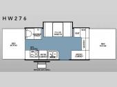 Floorplan - 2008 Forest River RV Rockwood High Wall Series HW276