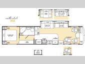 Floorplan - 2001 Fleetwood RV Bounder Diesel 39Z