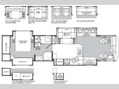 Floorplan - 2004 Fleetwood RV Discovery 39L