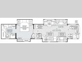 Floorplan - 2008 American Coach American Eagle 45E