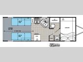 Floorplan - 2008 Gulf Stream RV Track&Trail 23RTH