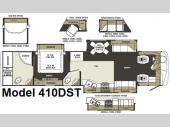 Floorplan - 2008 Forest River RV Charleston 410DST