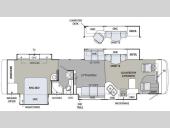 Floorplan - 2009 Holiday Rambler Scepter 42 KFQ