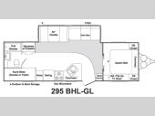 Floorplan - 2005 Keystone RV Springdale 295 BHL-GL