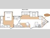 Floorplan - 2009 Keystone RV VR1 323FKS