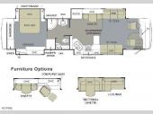 Floorplan - 2009 Monaco Camelot 42 PDQ
