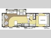 Floorplan - 2009 Forest River RV Wildwood LE 27RLESEF
