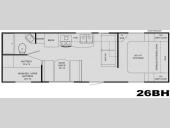 Floorplan - 2009 Heartland North Country 26BH