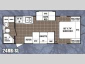 Floorplan - 2009 Dutchmen RV Kodiak 24RB-SL