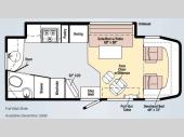 Floorplan - 2009 Winnebago View 24A