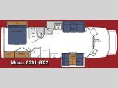 Floorplan - 2009 Gulf Stream RV BT Cruiser GX2 5291