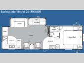 Floorplan - 2009 Keystone RV Springdale West 291RKSSR
