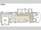 Floorplan - 2009 Coachmen RV Mirada 310DS