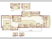 Floorplan - 2006 Fleetwood RV Bounder 33R