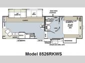 Floorplan - 2009 Forest River RV Flagstaff Classic Super Lite 8526RKWS