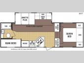 Floorplan - 2009 Dutchmen RV Dutchmen 24B-M5 Super-Lite