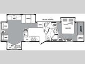 Floorplan - 2010 Keystone RV Cougar 318SAB
