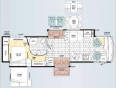 Floorplan - 2010 Winnebago Journey 40T