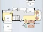 Floorplan - 2010 Winnebago Sightseer 33C