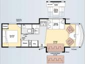 Floorplan - 2010 Itasca Sunstar 30W