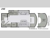 Floorplan - 2010 Fleetwood RV Quest Premium 24E