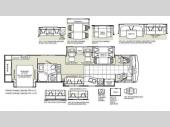 Floorplan - 2010 Fleetwood RV Discovery 40X