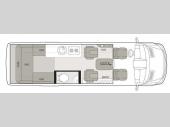Floorplan - 2010 Four Winds RV Ventura 170S