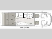 Floorplan - 2010 Four Winds RV Ventura 170X