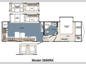 Floorplan - 2010 Forest River RV Blue Ridge 2950RK