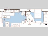 Floorplan - 2005 Keystone RV Challenger 32TPK