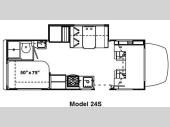 Floorplan - 2009 Forest River RV Solera 24S