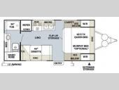 Floorplan - 2010 Forest River RV Rockwood Mini Lite 2104