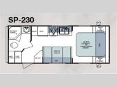Floorplan - 2011 Forest River RV Surveyor Sport SP-230