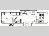 Floorplan - 2011 Forest River RV Georgetown 341DS