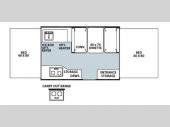 Floorplan - 2011 Forest River RV Rockwood Freedom LTD Series 1940LTD