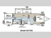 Floorplan - 2011 Forest River RV Rockwood Signature Ultra Lite 8317SS